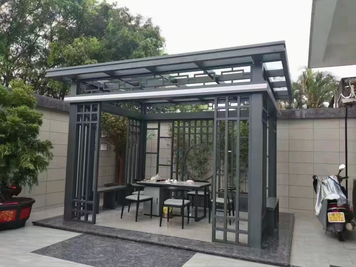 防腐木凉亭产品展示一