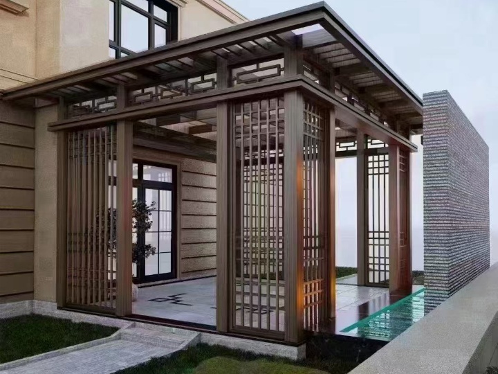 防腐木凉亭产品展示三